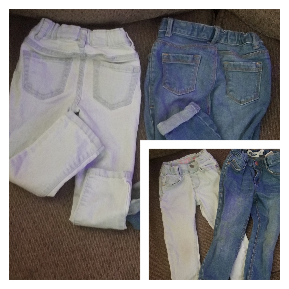 Like new set of 2 girls jeans